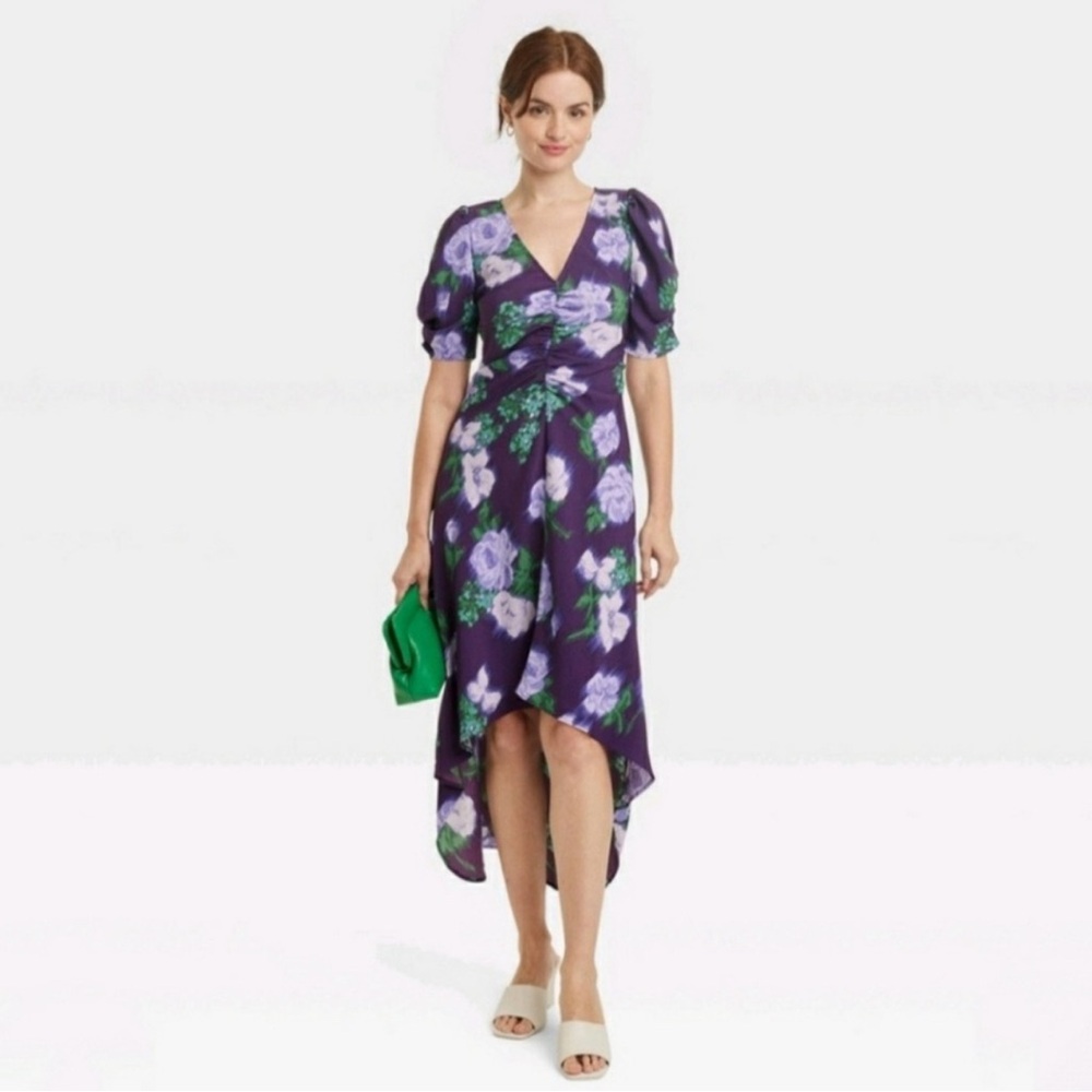 A New Day Purple Floral Dress